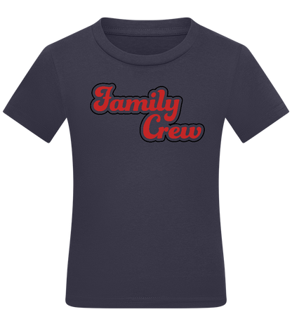 Family Crew Design - Comfort kids fitted t-shirt_FRENCH NAVY_front