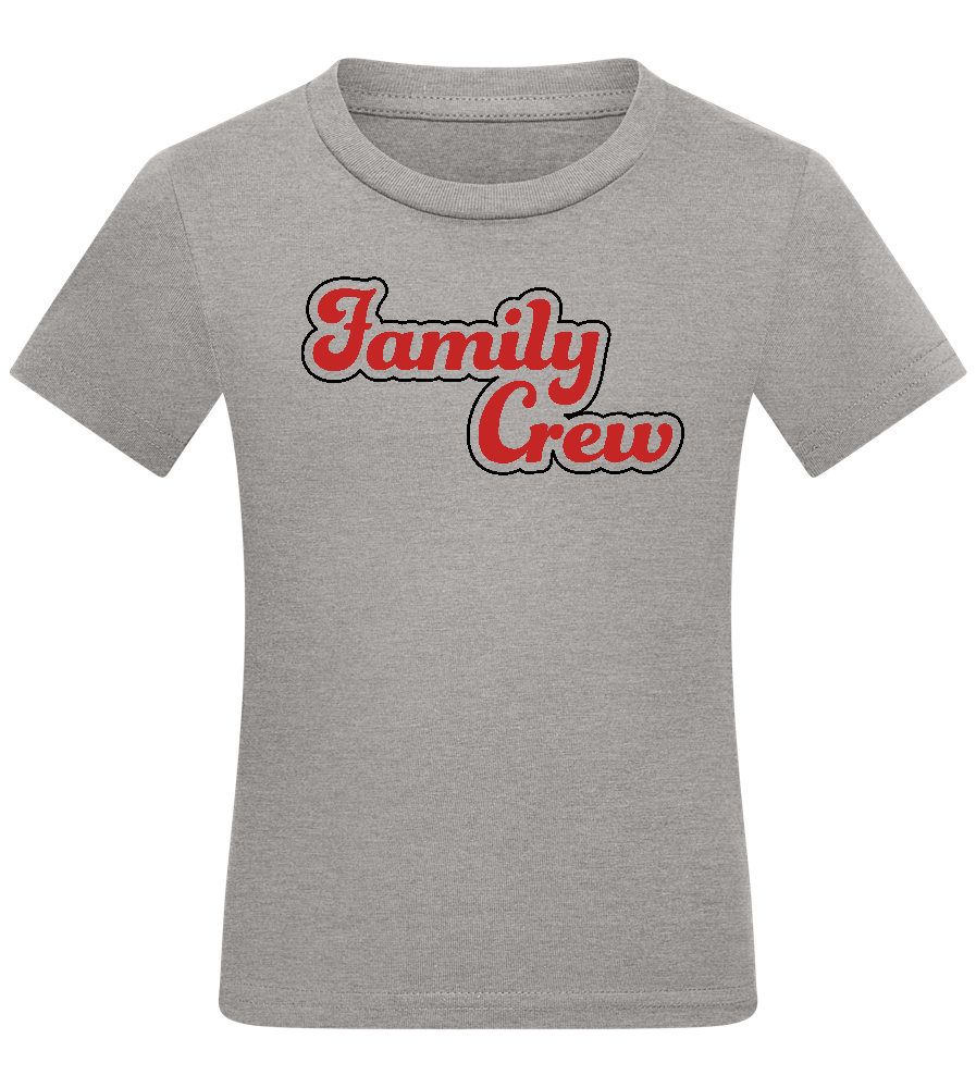 Family Crew Design - Comfort kids fitted t-shirt_ORION GREY_front