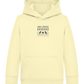 8-Bit Christmas Design - Comfort Kids Hoodie_AMARELO CLARO_front