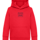 8-Bit Christmas Design - Comfort Kids Hoodie_BRIGHT RED_front