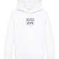 8-Bit Christmas Design - Comfort Kids Hoodie_WHITE_front