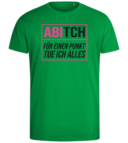 Tue Ich Alles Design - Comfort men's fitted t-shirt_MEADOW GREEN_front