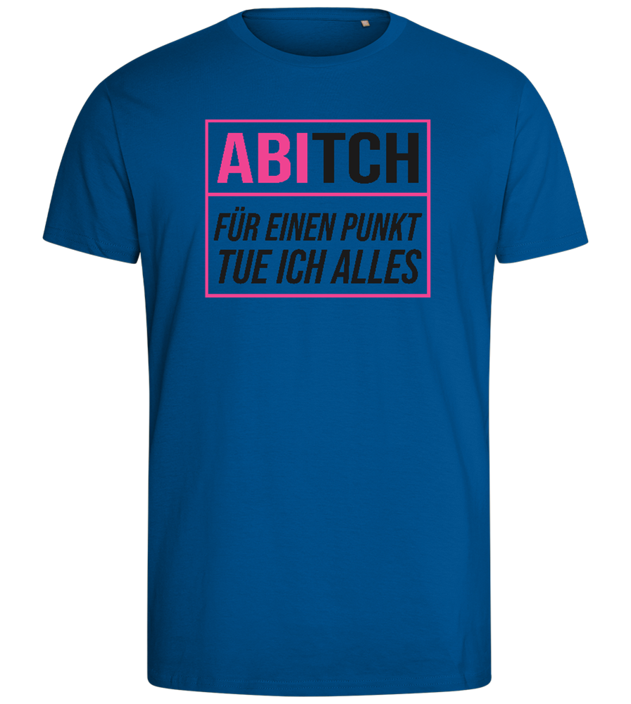 Tue Ich Alles Design - Comfort men's fitted t-shirt_ROYAL_front