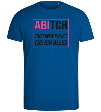 Tue Ich Alles Design - Comfort men's fitted t-shirt_ROYAL_front