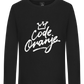 Code Oranje Kroontje Design - Premium kids long sleeve t-shirt_DEEP BLACK_front