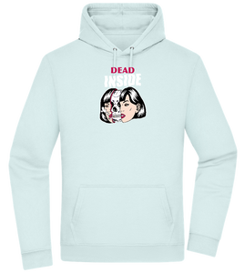 Dead Inside Skull Design - Premium Essential Unisex Hoodie