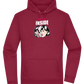 Dead Inside Skull Design - Premium Essential Unisex Hoodie_BORDEAUX_front