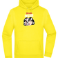 Dead Inside Skull Design - Premium Essential Unisex Hoodie_YELLOW_front