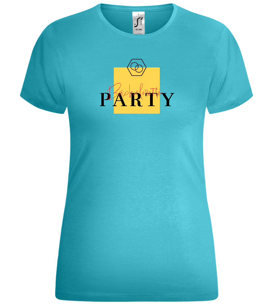 Bachelorette Party Rings Design - Comfort women's t-shirt_HAWAIIAN OCEAN_front