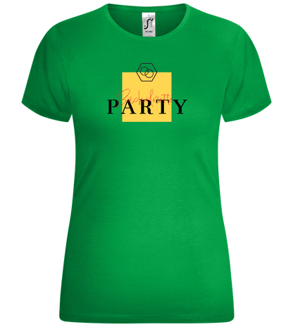 Bachelorette Party Rings Design - Comfort women's t-shirt_MEADOW GREEN_front