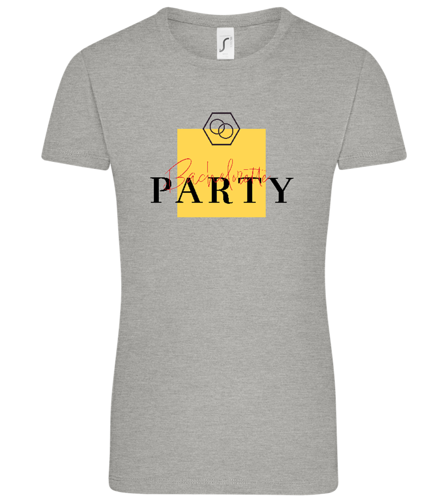 Bachelorette Party Rings Design - Comfort women's t-shirt_ORION GREY_front