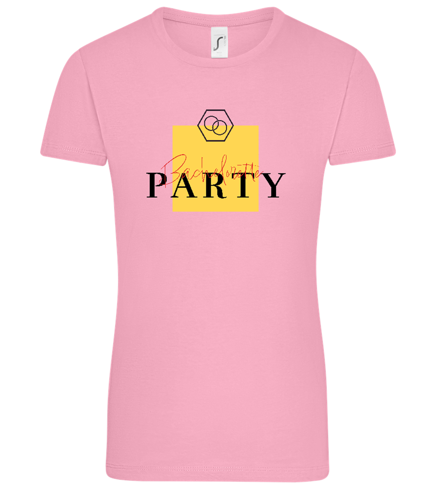 Bachelorette Party Rings Design - Comfort women's t-shirt_PINK ORCHID_front