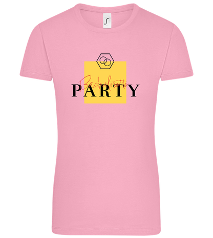 Bachelorette Party Rings Design - Comfort women's t-shirt_PINK ORCHID_front