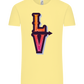 Left Love Design - Comfort Unisex T-Shirt_AMARELO CLARO_front