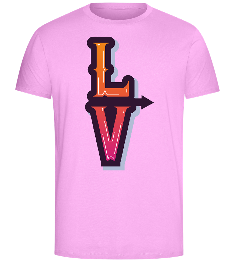 Left Love Design - Comfort Unisex T-Shirt_CANDY PINK_front