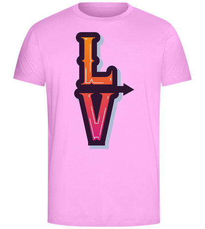 Left Love Design - Comfort Unisex T-Shirt_CANDY PINK_front