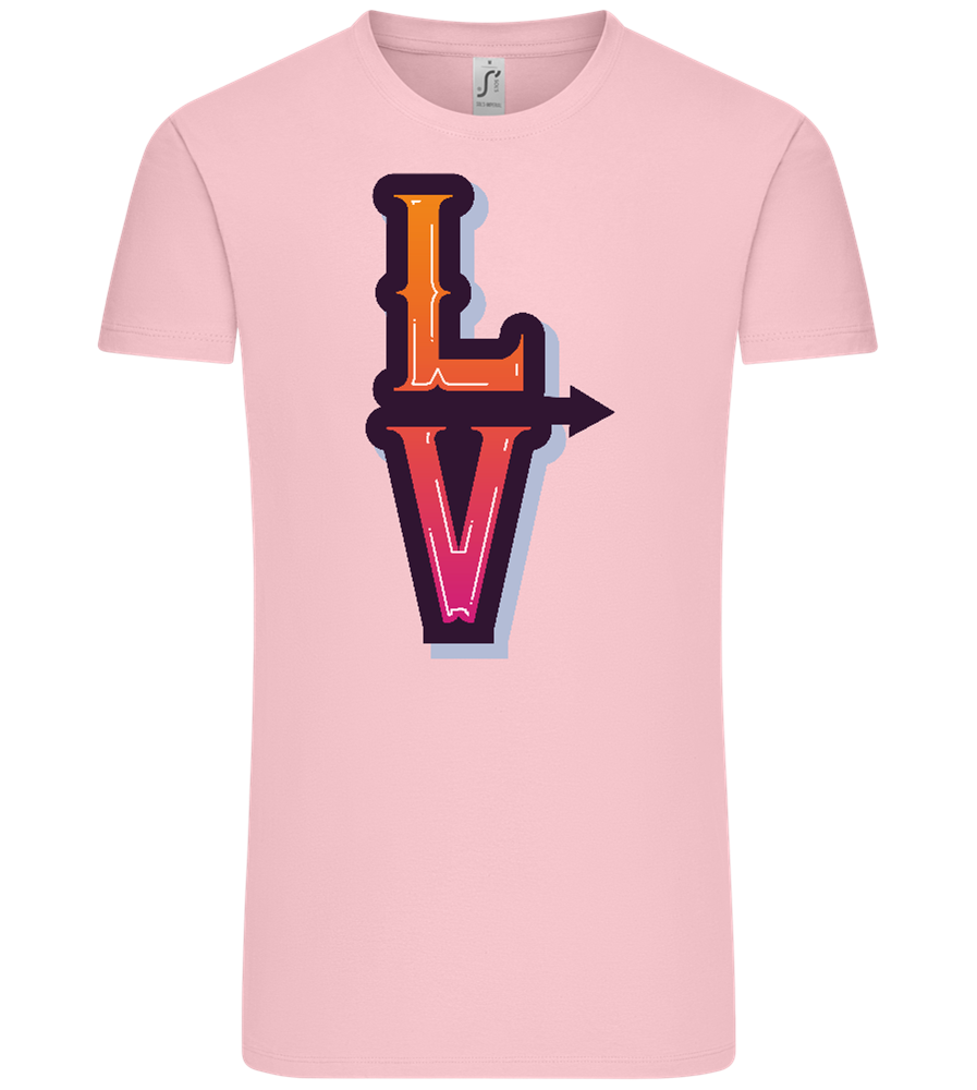 Left Love Design - Comfort Unisex T-Shirt_CANDY PINK_front