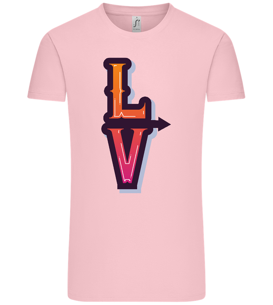 Left Love Design - Comfort Unisex T-Shirt_CANDY PINK_front