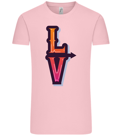 Left Love Design - Comfort Unisex T-Shirt_CANDY PINK_front
