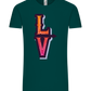 Left Love Design - Comfort Unisex T-Shirt_GREEN EMPIRE_front