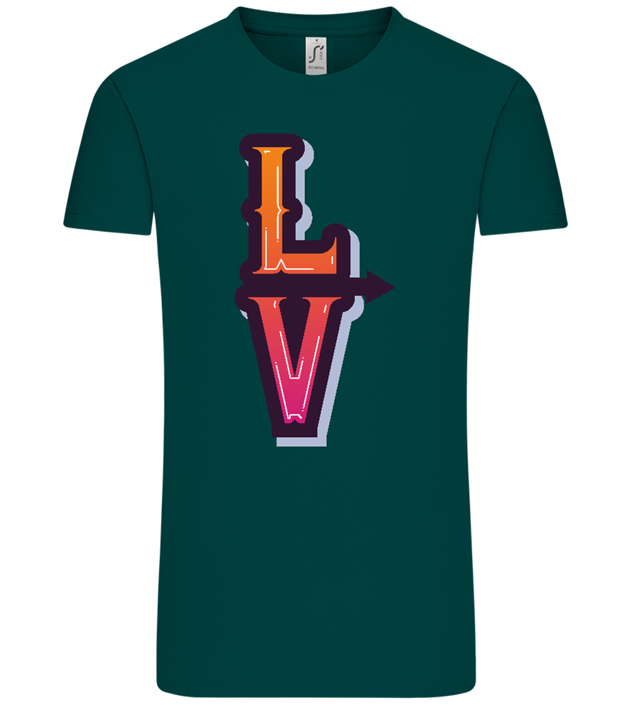 Left Love Design - Comfort Unisex T-Shirt_GREEN EMPIRE_front
