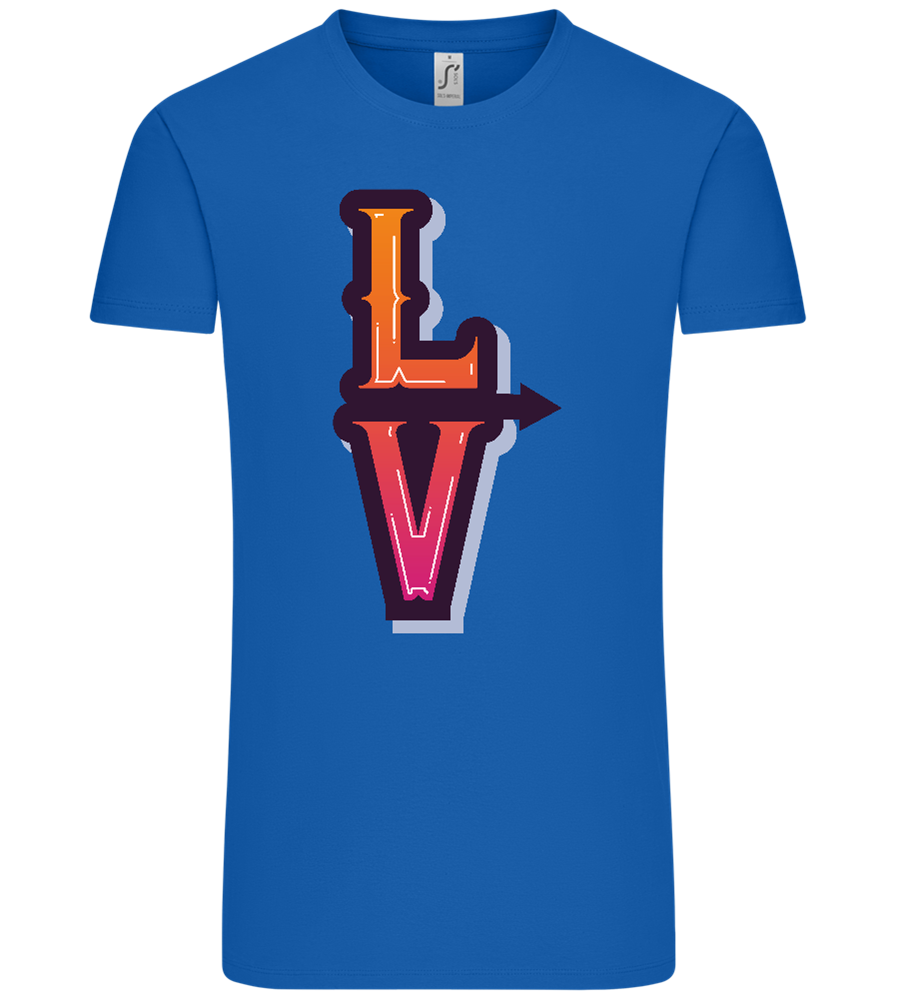 Left Love Design - Comfort Unisex T-Shirt_ROYAL_front