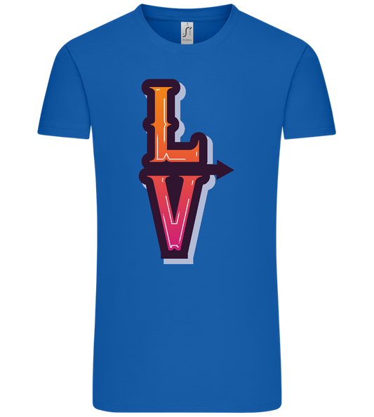 Left Love Design - Comfort Unisex T-Shirt_ROYAL_front