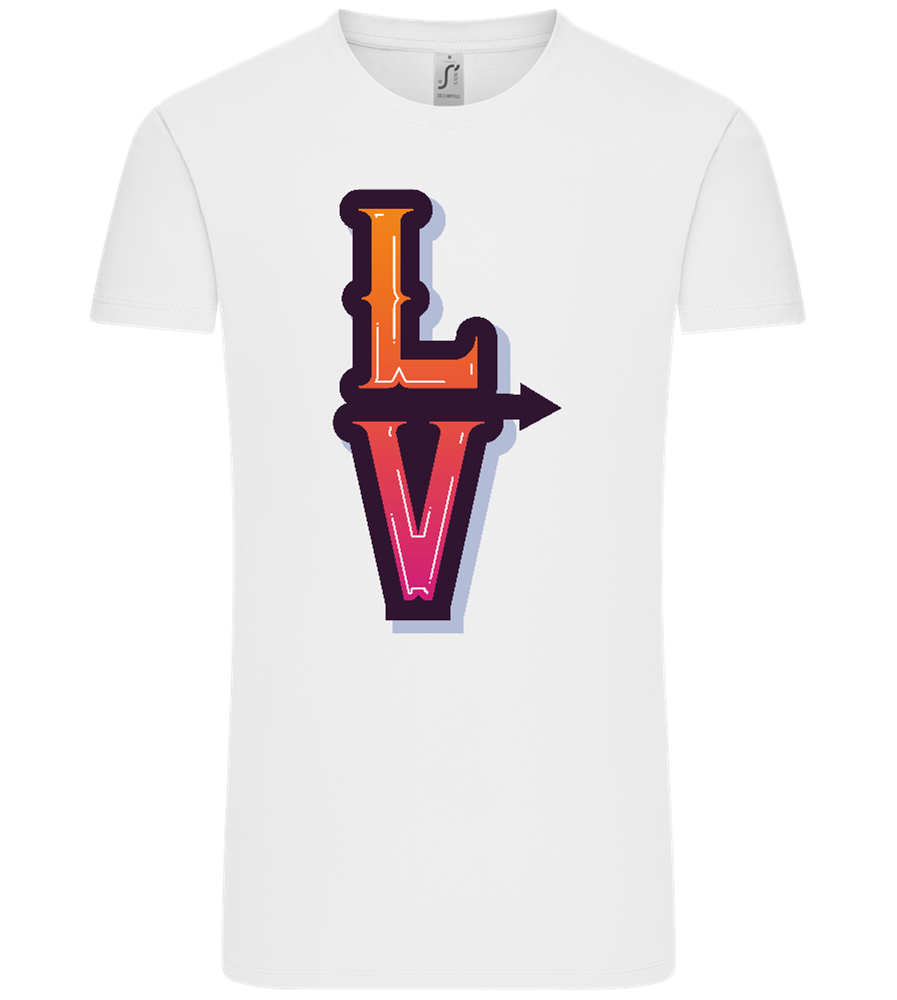 Left Love Design - Comfort Unisex T-Shirt_WHITE_front