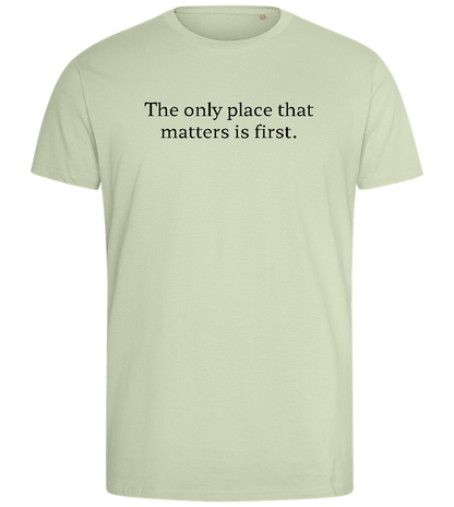 The Only Place That Matters Design - Comfort men's fitted t-shirt_SILESTONE_front