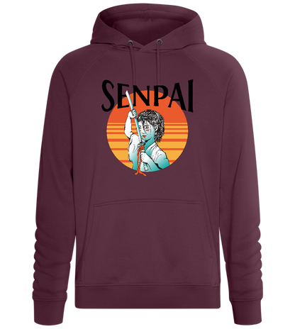 Samurai Senpai Design - Comfort unisex hoodie_BORDEAUX_front