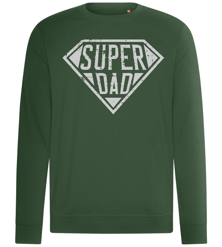 Super Dad 2 Design - Comfort unisex sweater_GREEN BOTTLE_front