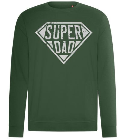 Super Dad 2 Design - Comfort unisex sweater_GREEN BOTTLE_front