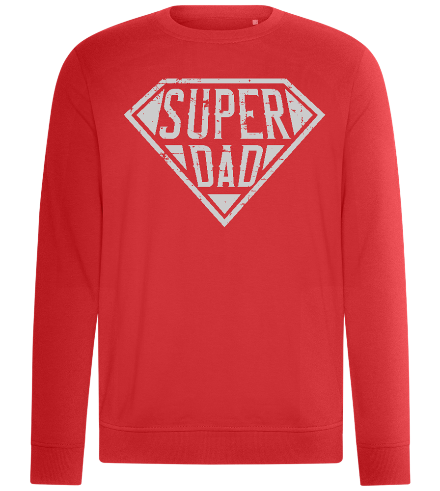 Super Dad 2 Design - Comfort unisex sweater_RED_front