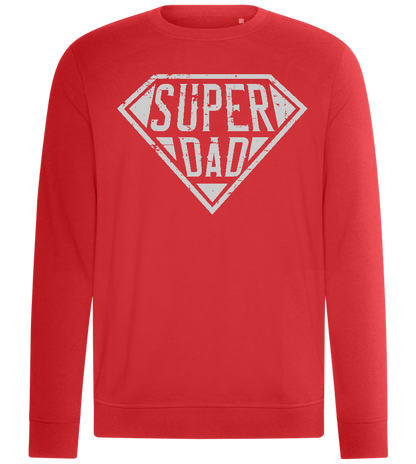 Super Dad 2 Design - Comfort unisex sweater_RED_front