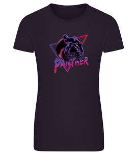 Retro Panther 1 Design - Comfort women's fitted t-shirt
