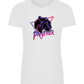Retro Panther 1 Design - Comfort women's fitted t-shirt_VIBRANT WHITE_front