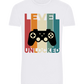 Level Unlocked Game Controller Design - Basic Unisex T-Shirt_WHITE_front