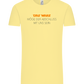 Das Wars Möge Der Abschluss Mit Uns Sein Design - Comfort Unisex T-Shirt_AMARELO CLARO_front