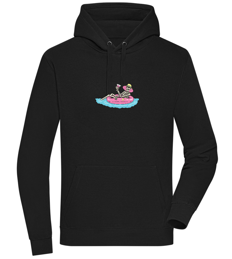 Drink And Chill Design - Premium unisex hoodie_BLACK_front