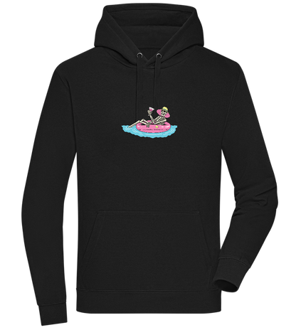 Drink And Chill Design - Premium unisex hoodie_BLACK_front