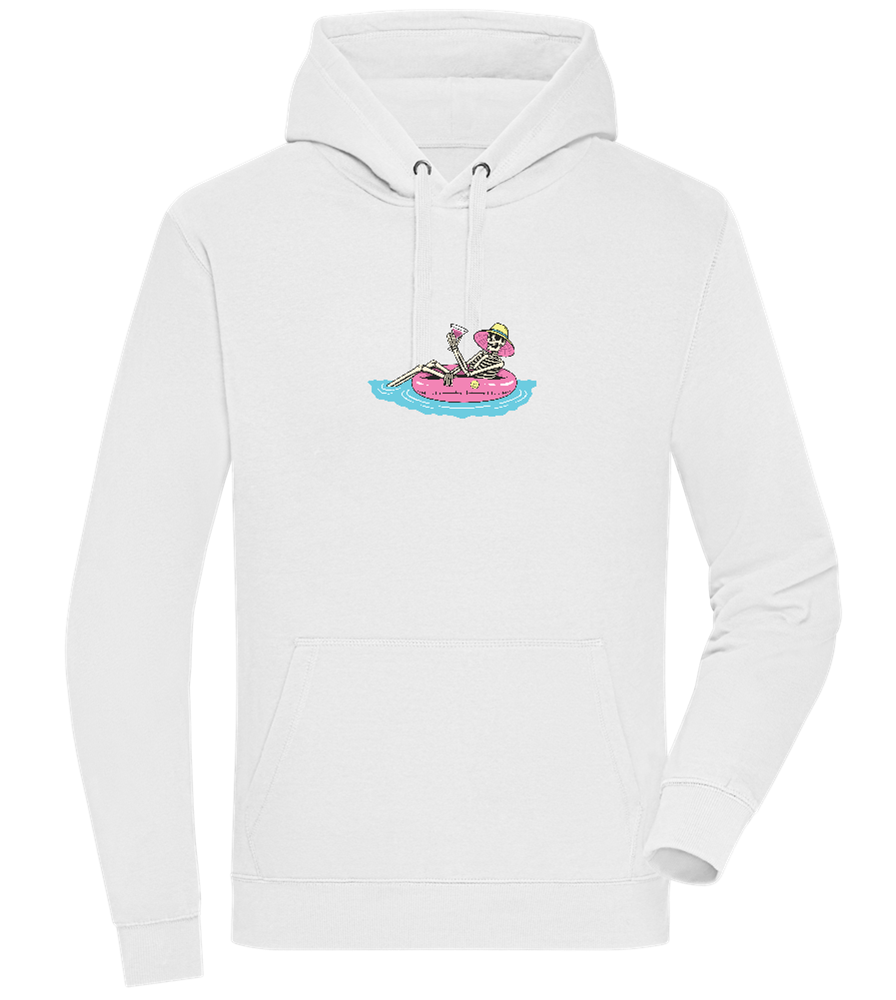 Drink And Chill Design - Premium unisex hoodie_WHITE_front