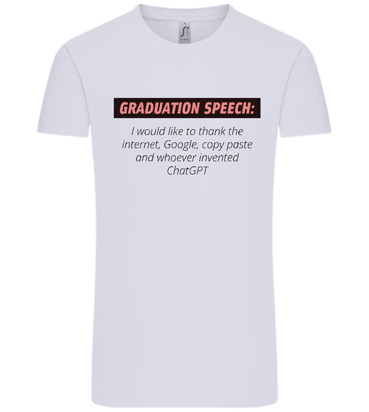 Graduation Speech Design - Comfort Unisex T-Shirt_LILAK_front