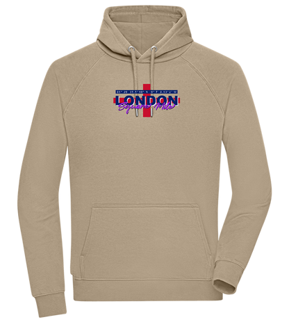 Square Mile Design - Comfort unisex hoodie_KHAKI_front