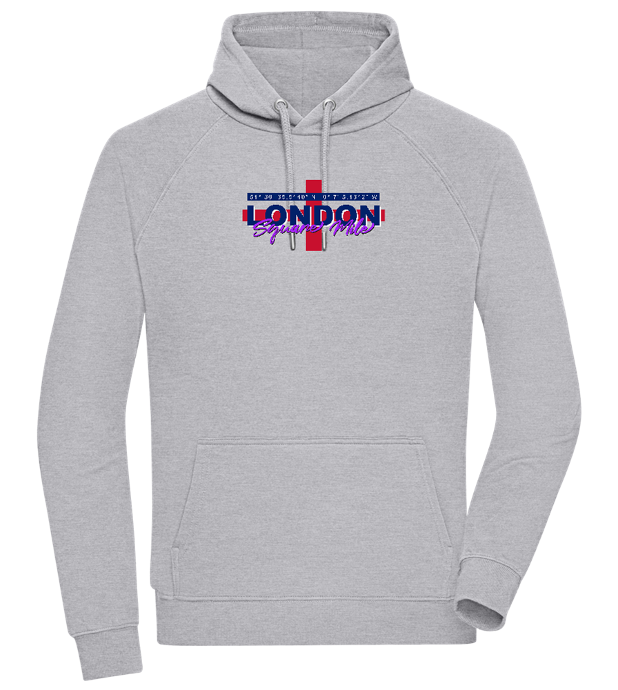 Square Mile Design - Comfort unisex hoodie_ORION GREY II_front