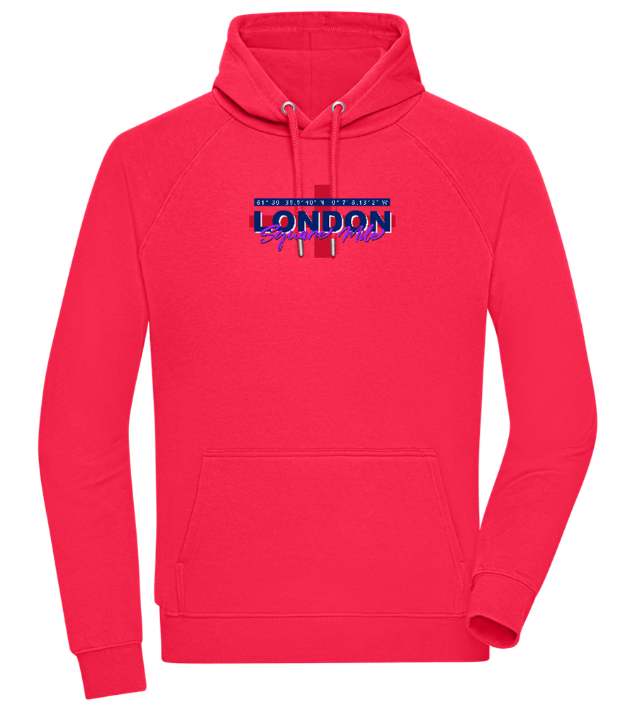 Square Mile Design - Comfort unisex hoodie_RED_front