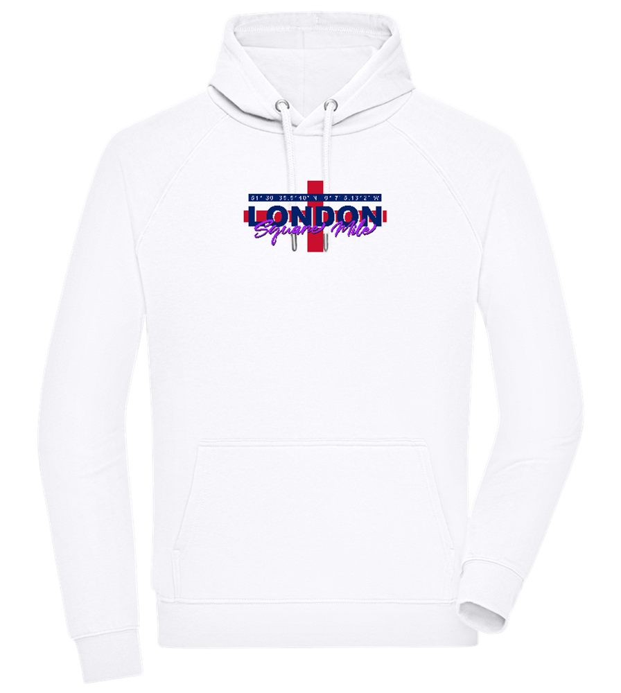 Square Mile Design - Comfort unisex hoodie_WHITE_front