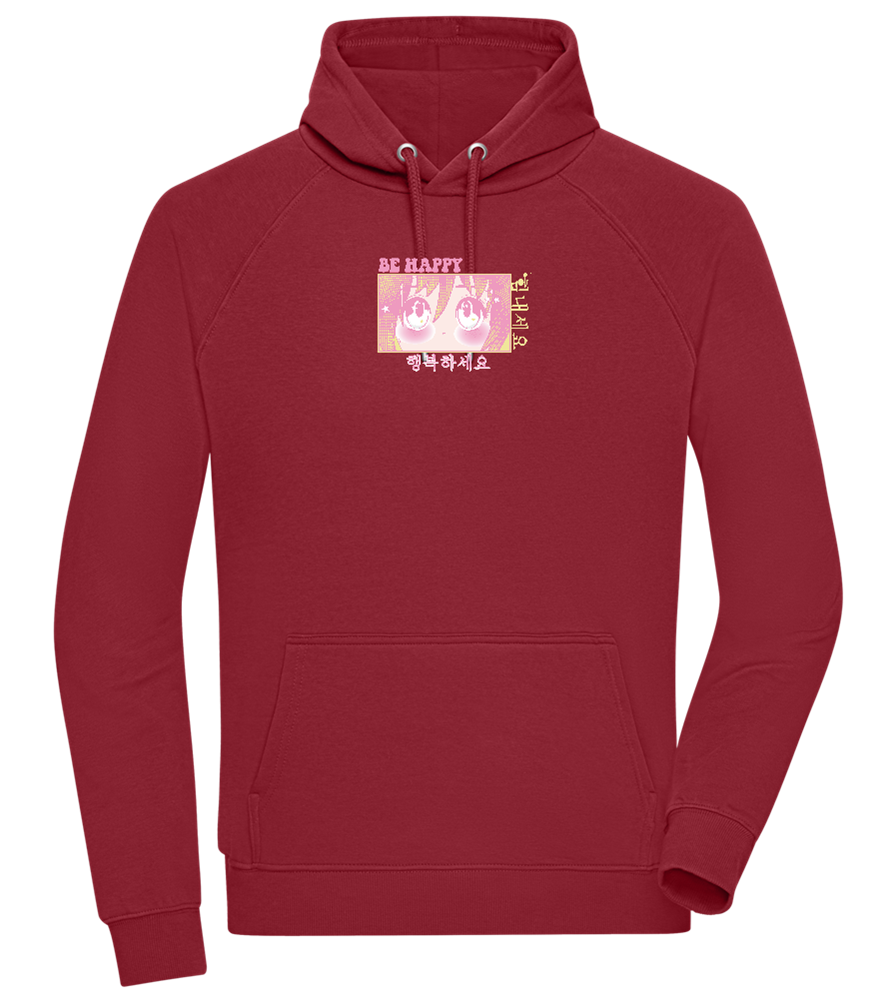 Be Happy Design - Comfort unisex hoodie_BORDEAUX_front