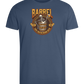 Save Water Drink Beer Barrel Design - Comfort men's fitted t-shirt_DENIM_front