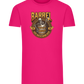 Save Water Drink Beer Barrel Design - Comfort men's fitted t-shirt_FUCHSIA_front