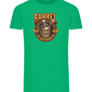 Save Water Drink Beer Barrel Design - Comfort men's fitted t-shirt_MEADOW GREEN_front